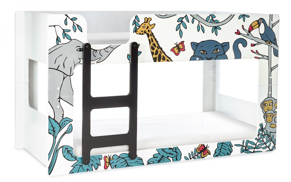 Safari Print Bunk Bed