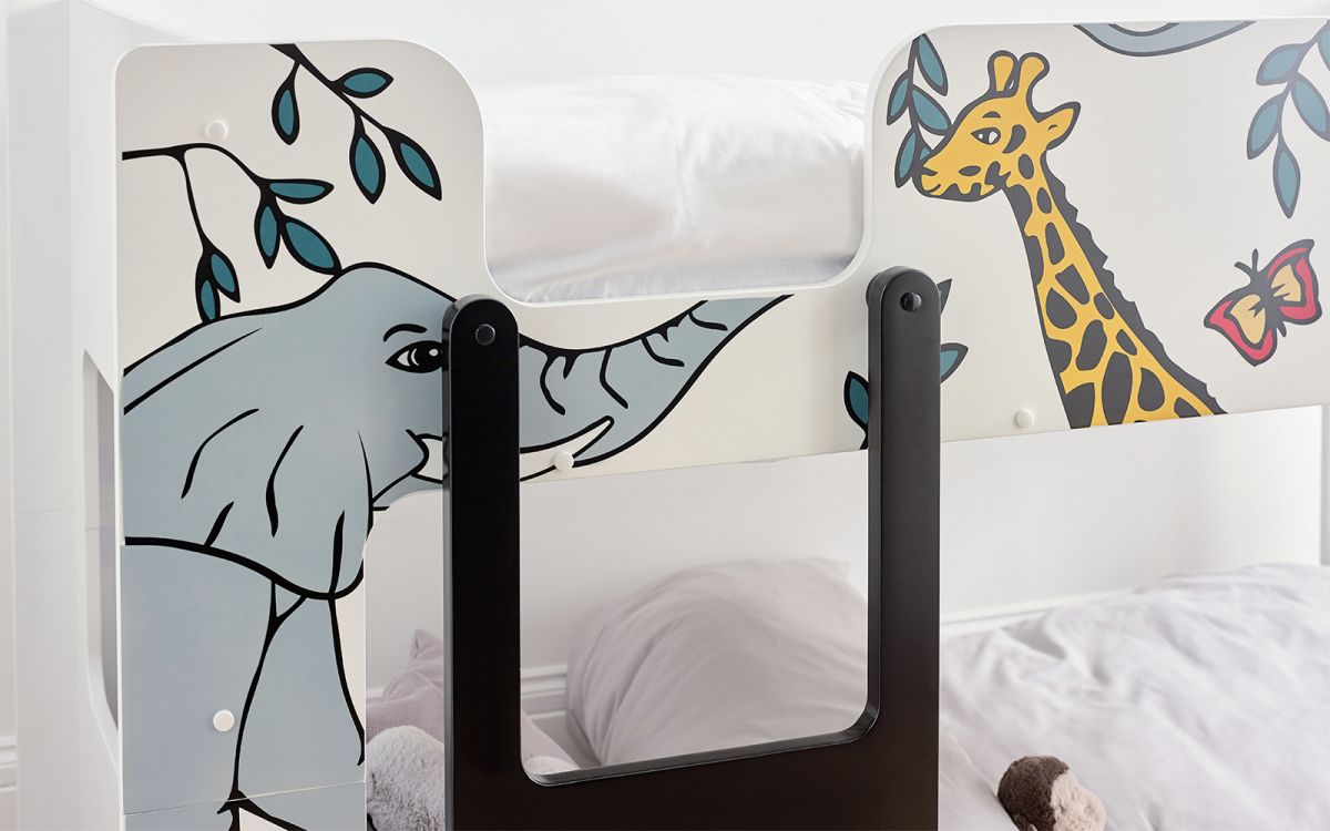 Safari Print Bunk Bed