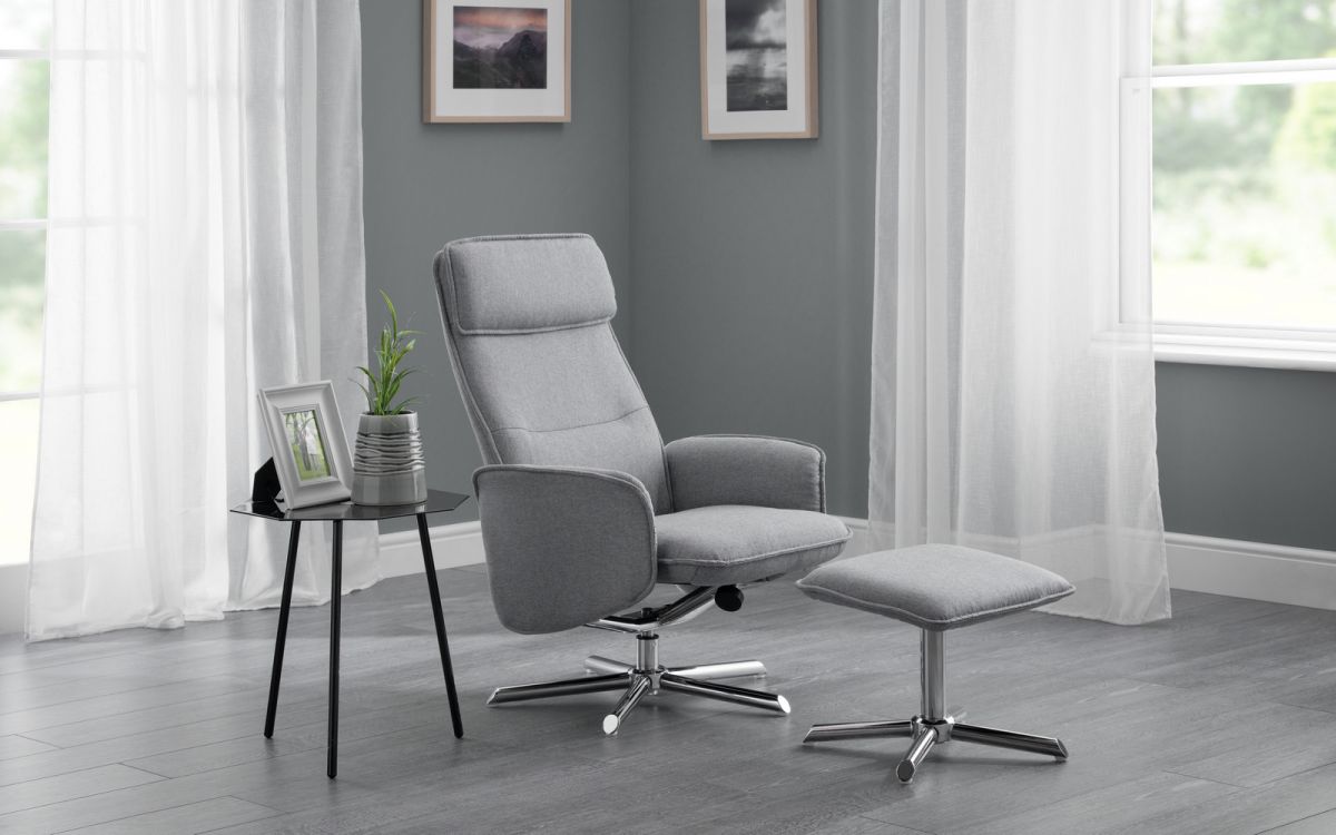 Recliner Chair with Footstool