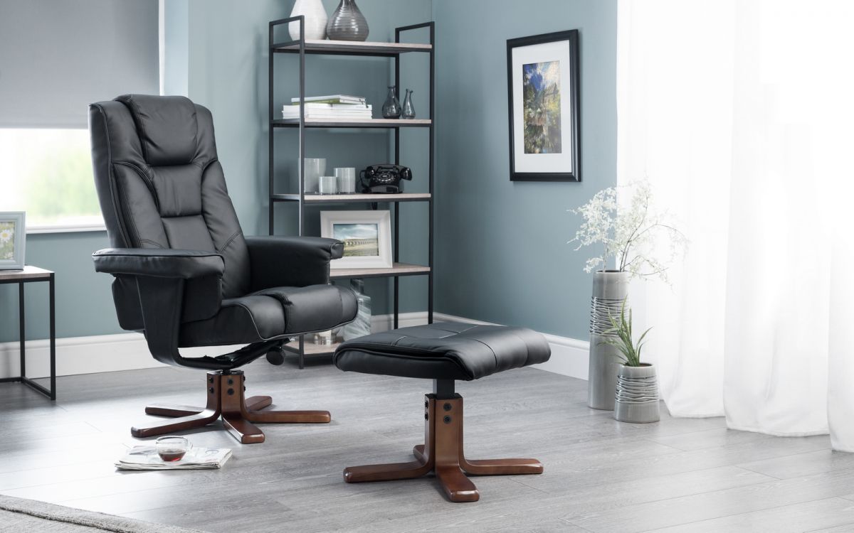 Recliner Chair with Footstool