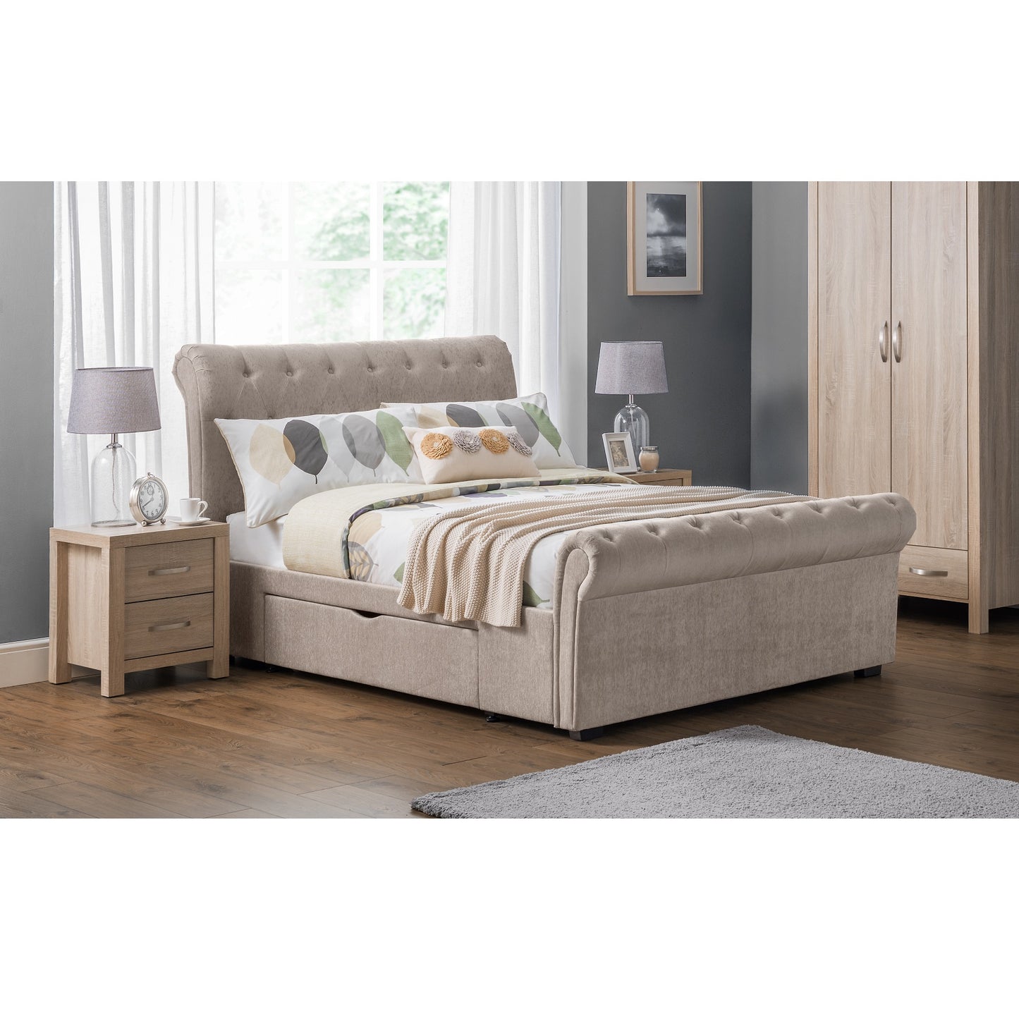 2 Drawer Bed