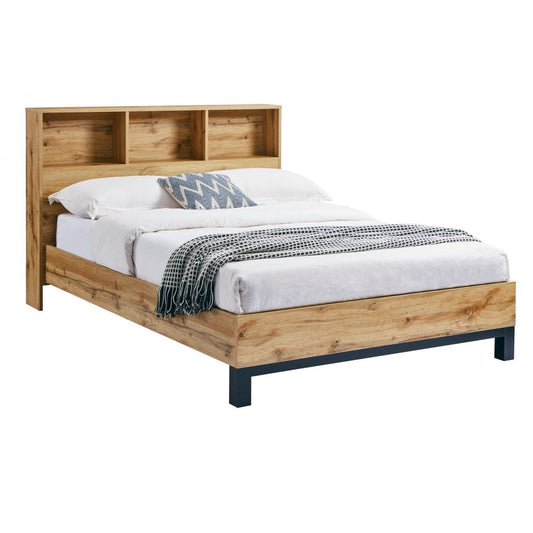 Bed with Bookcase Headboard