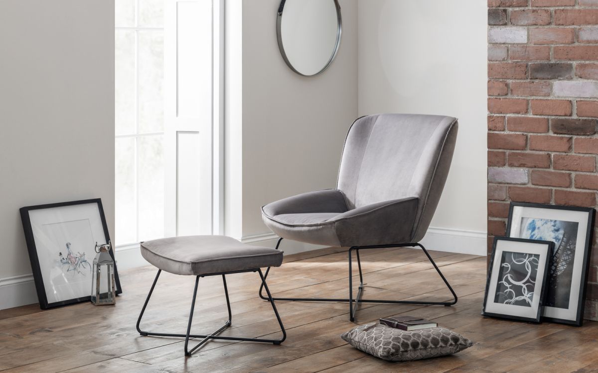 Accent Chair and Stool