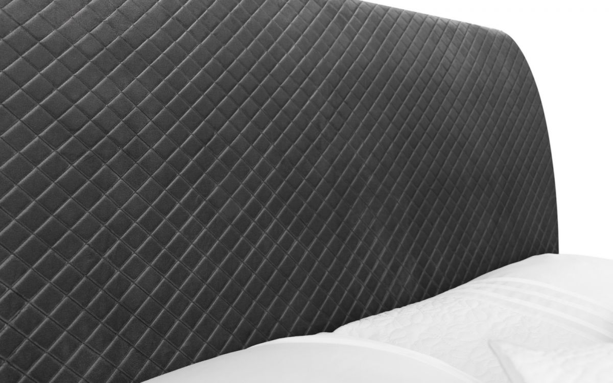 Quilted Velvet Bed