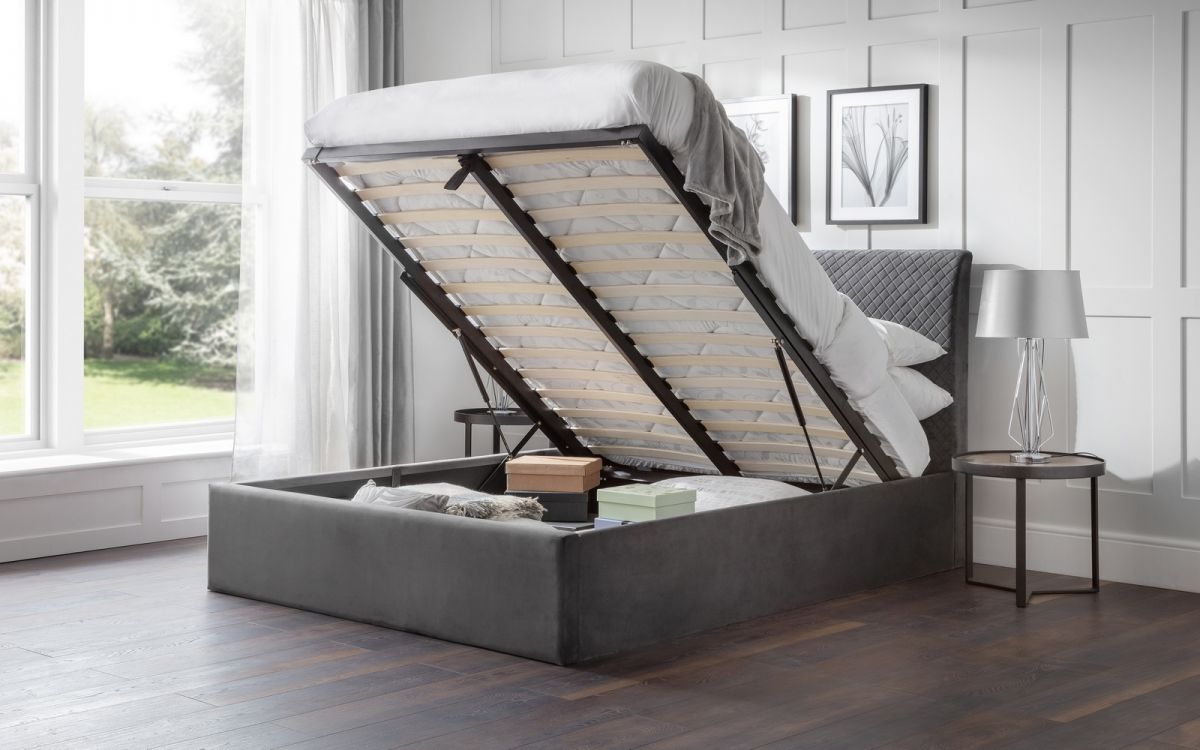 Quilted Velvet Bed