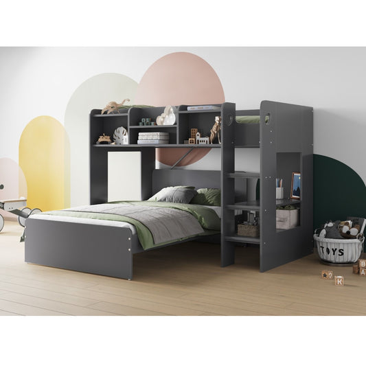 L Shaped Triple Bunk Bed