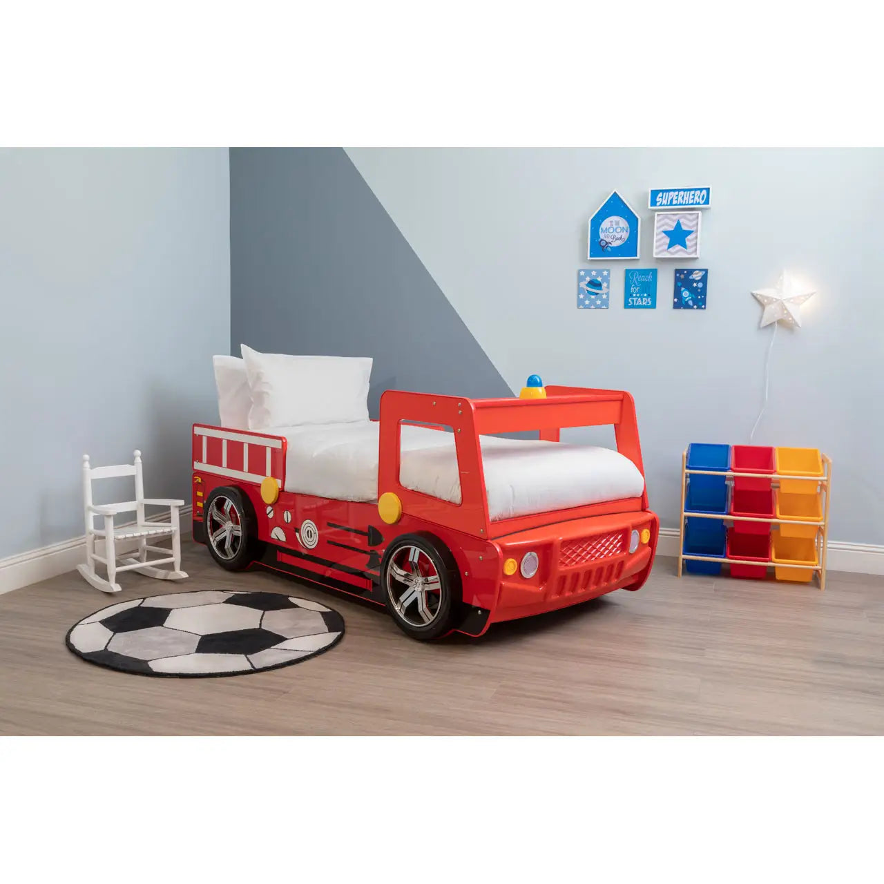Red Fire Engine Bed