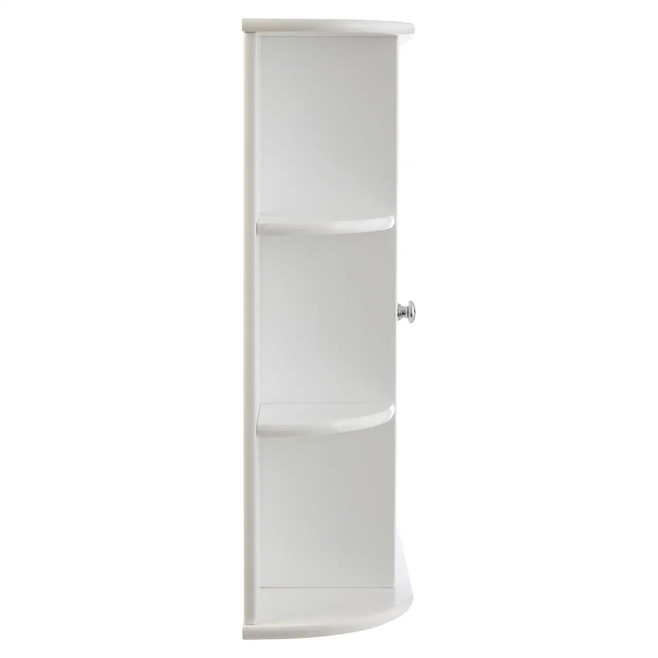 Portland Seven Shelf Mirrored Door Bathroom Cabinet