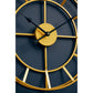 Kent Gold Frame & Black Detail Wall Clock