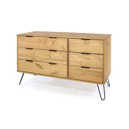 Augusta 6 Drawer Wide Chest of Drawers