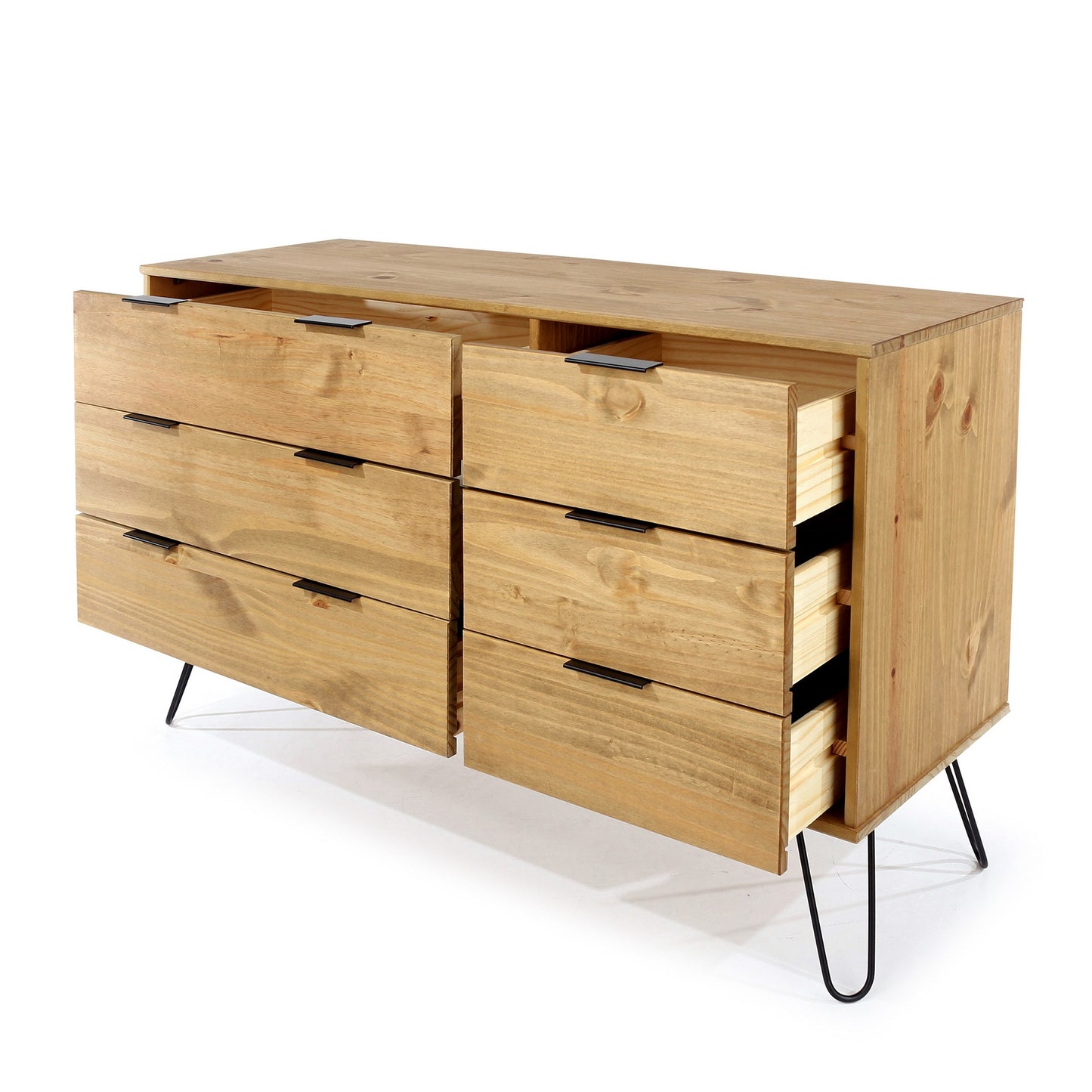 Augusta 6 Drawer Wide Chest of Drawers