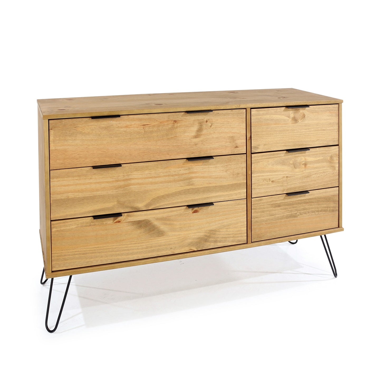 Augusta 6 Drawer Wide Chest of Drawers