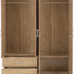 Charles 4 Door 2 Drawer Mirrored Wardrobe