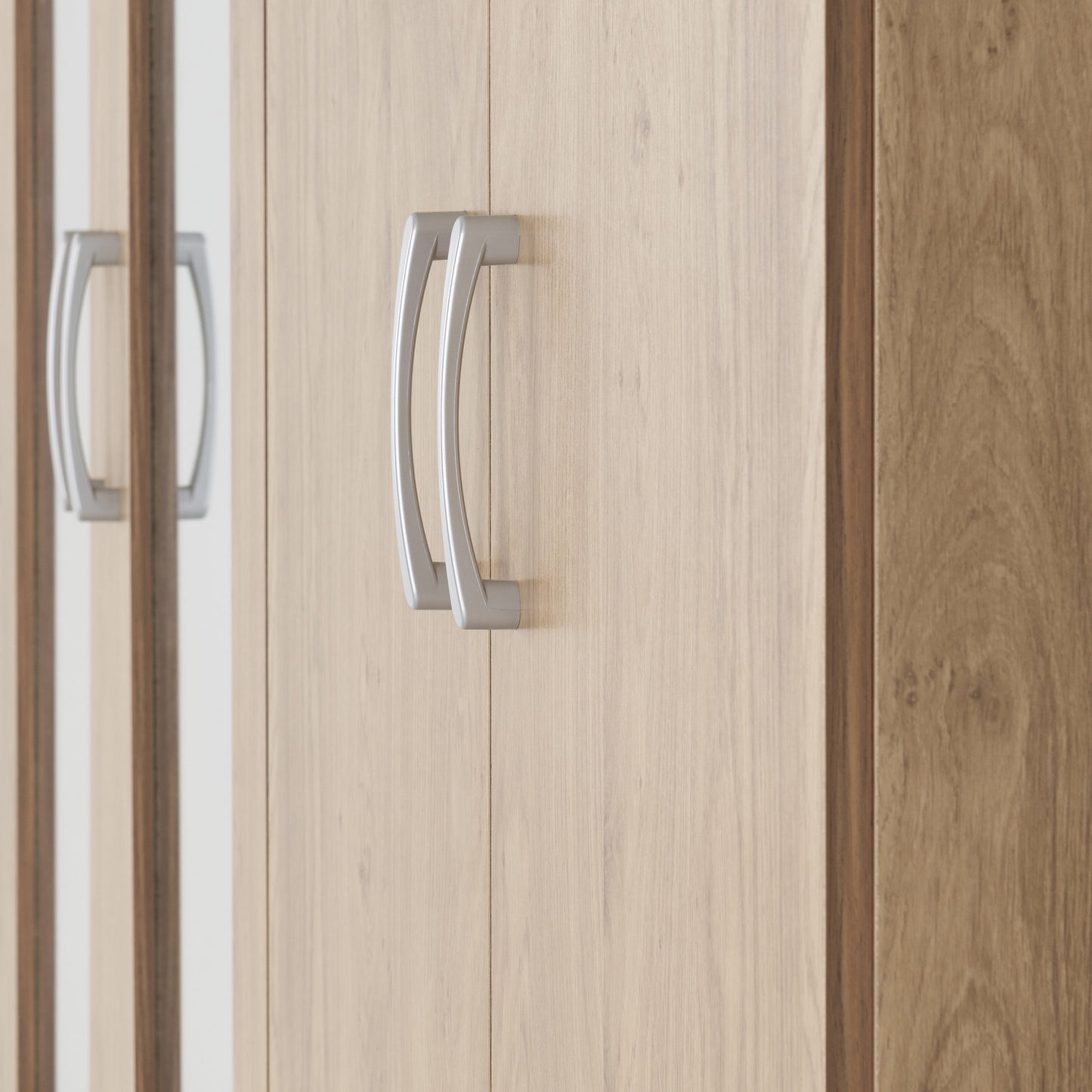 Charles 4 Door 2 Drawer Mirrored Wardrobe