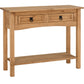 Corona 2 Drawer Console Table with Shelf