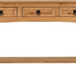 Corona 3 Drawer Console Table with Shelf