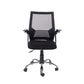Loft Study Chair with Black Mesh Back & Fabric Seat