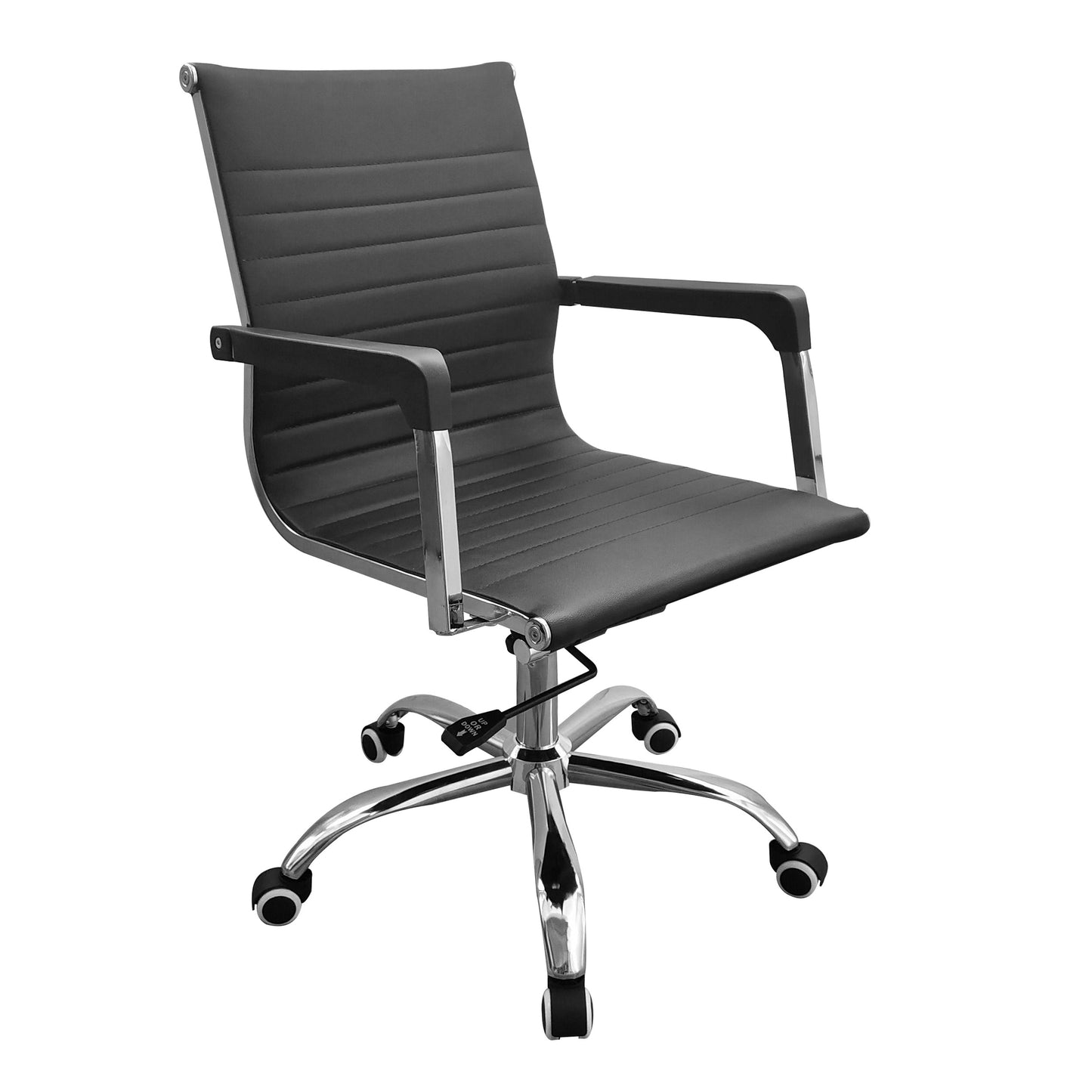 Loft Office Chair with Black PU Back & Seat
