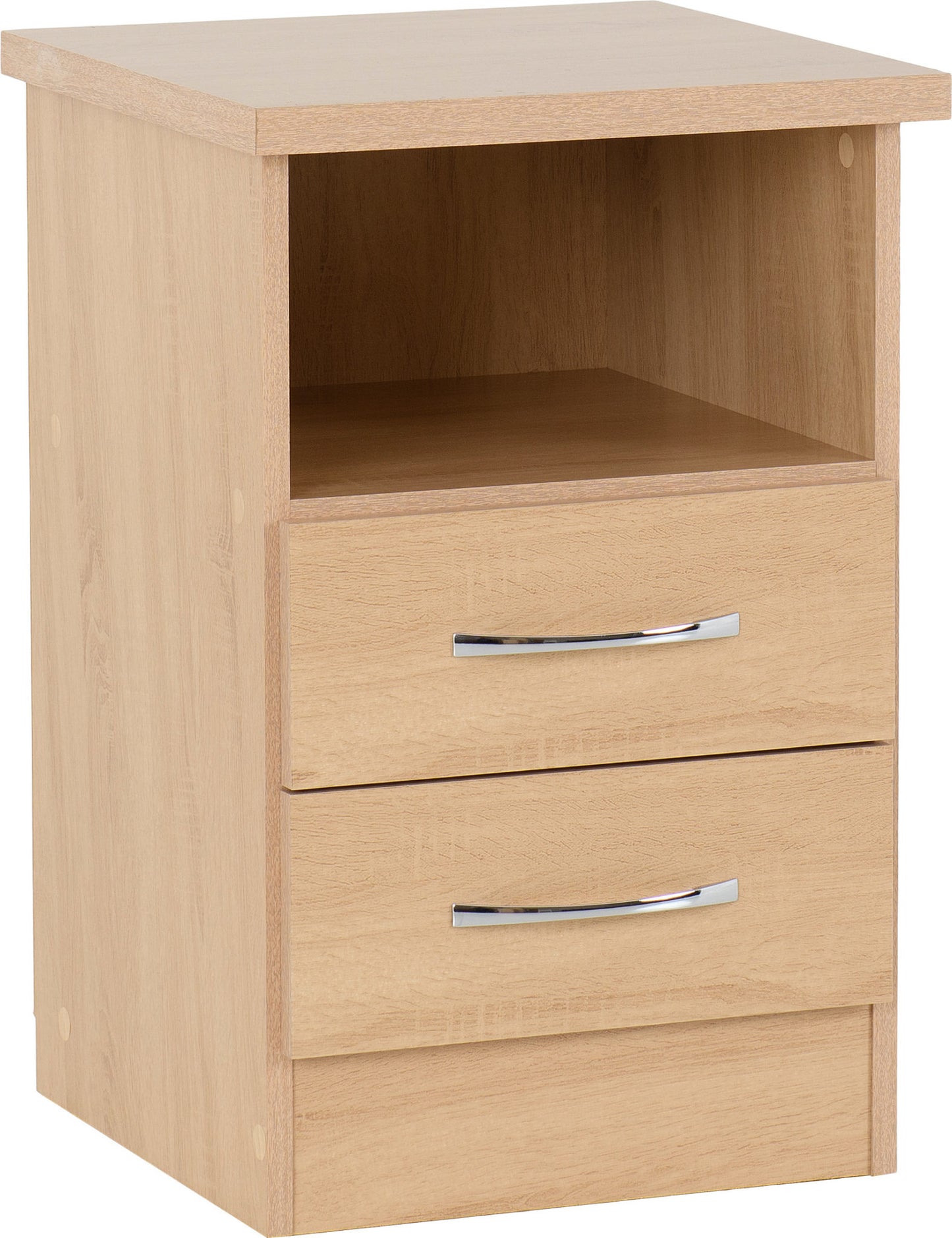 Nevada 2 Drawer Bedside Unit