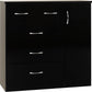 Nevada 5 Drawer Low Wardrobe