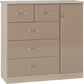 Nevada 5 Drawer Low Wardrobe