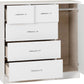 Nevada 5 Drawer Low Wardrobe