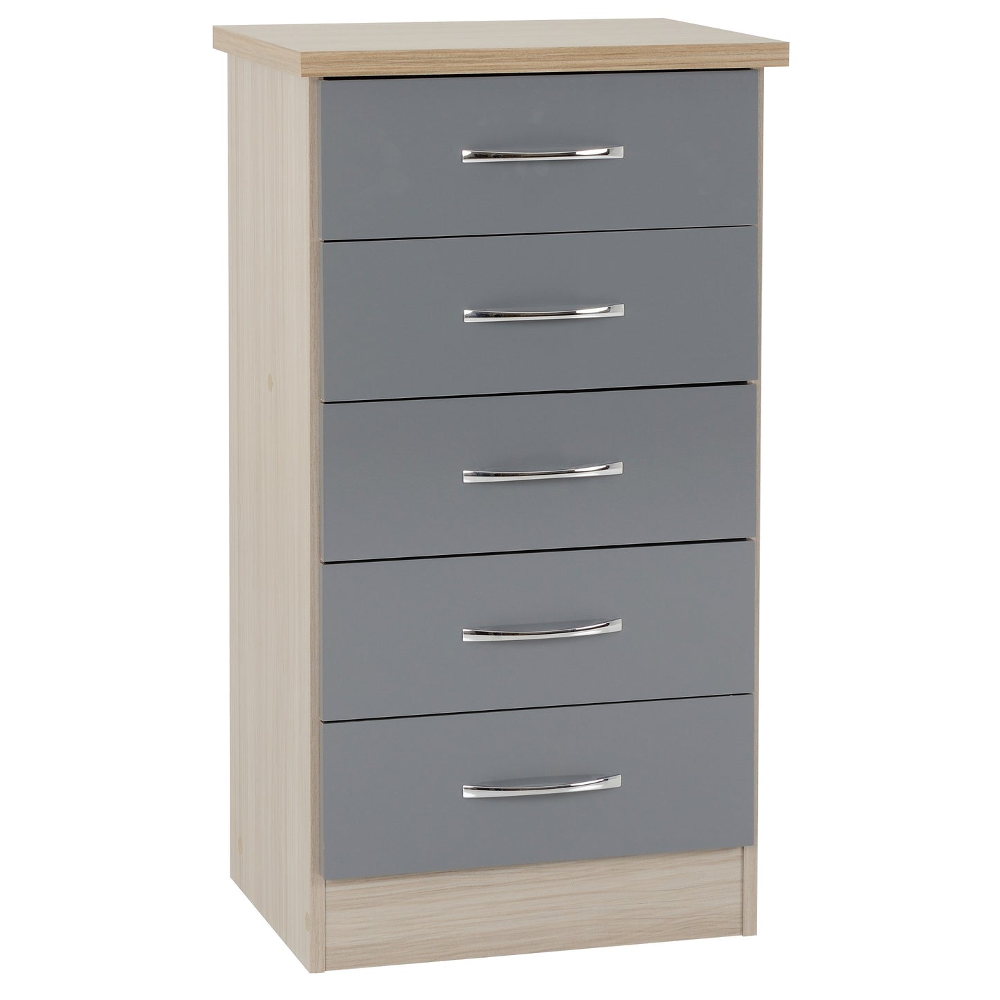 Nevada 5 Drawer Narrow Chest