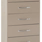 Nevada 5 Drawer Narrow Chest