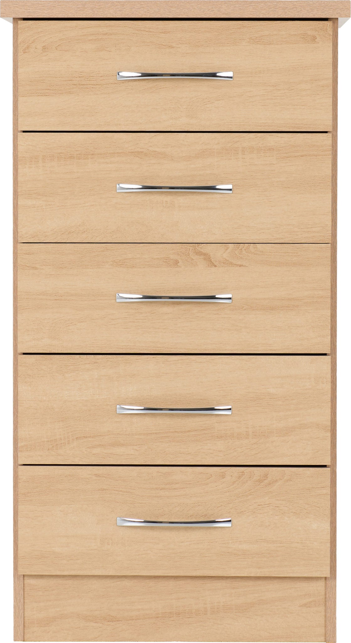 Nevada 5 Drawer Narrow Chest