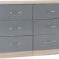 Nevada 6 Drawer Chest