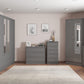 Nevada 6 Door 2 Drawer Mirrored Wardrobe