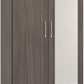 Nevada Mirrored 2 Door 1 Drawer Wardrobe