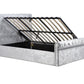 Velvet Ottoman Bed