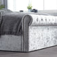 Velvet Ottoman Bed