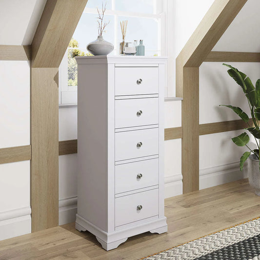 Swansea 5 Drawer Narrow Chest