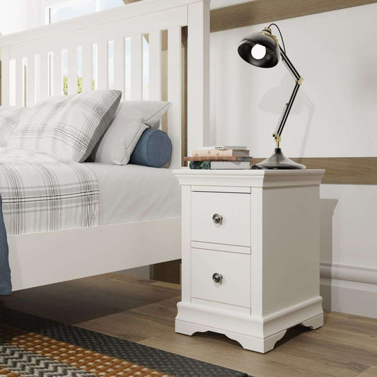 Swansea 2 Drawer Bedside Cabinet