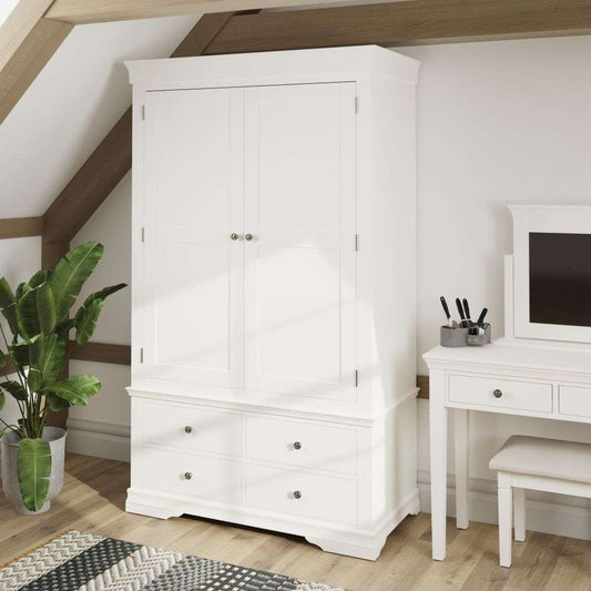 Swansea 2 Door 4 Drawer Wardrobe