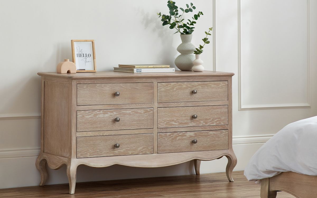 Camille 6 Drawer Wide Chest