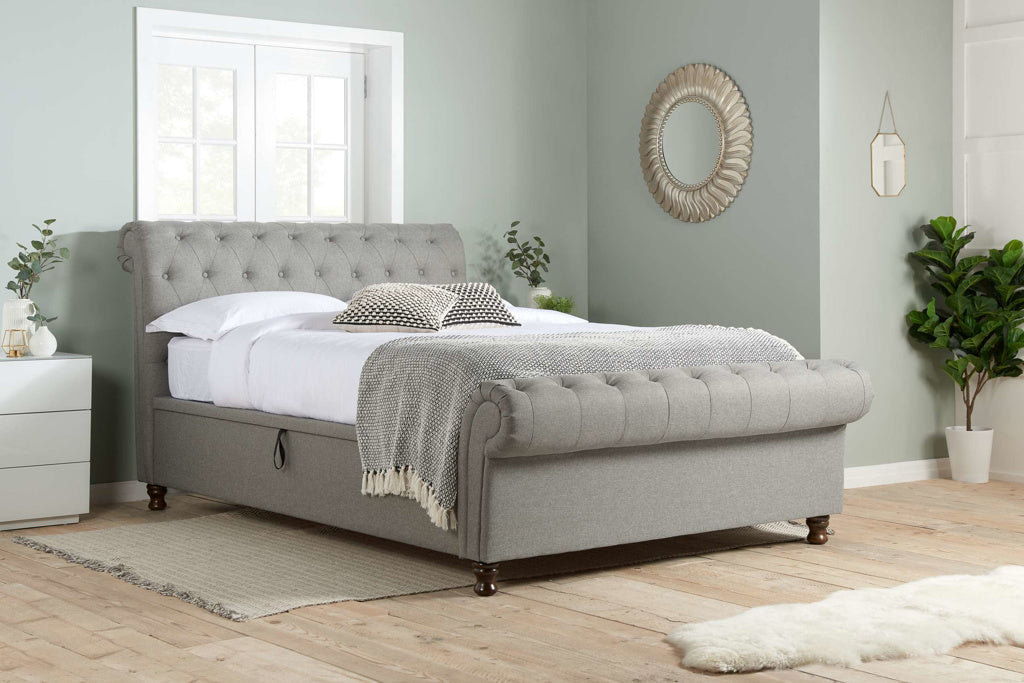 Side Lifting Ottoman Bed