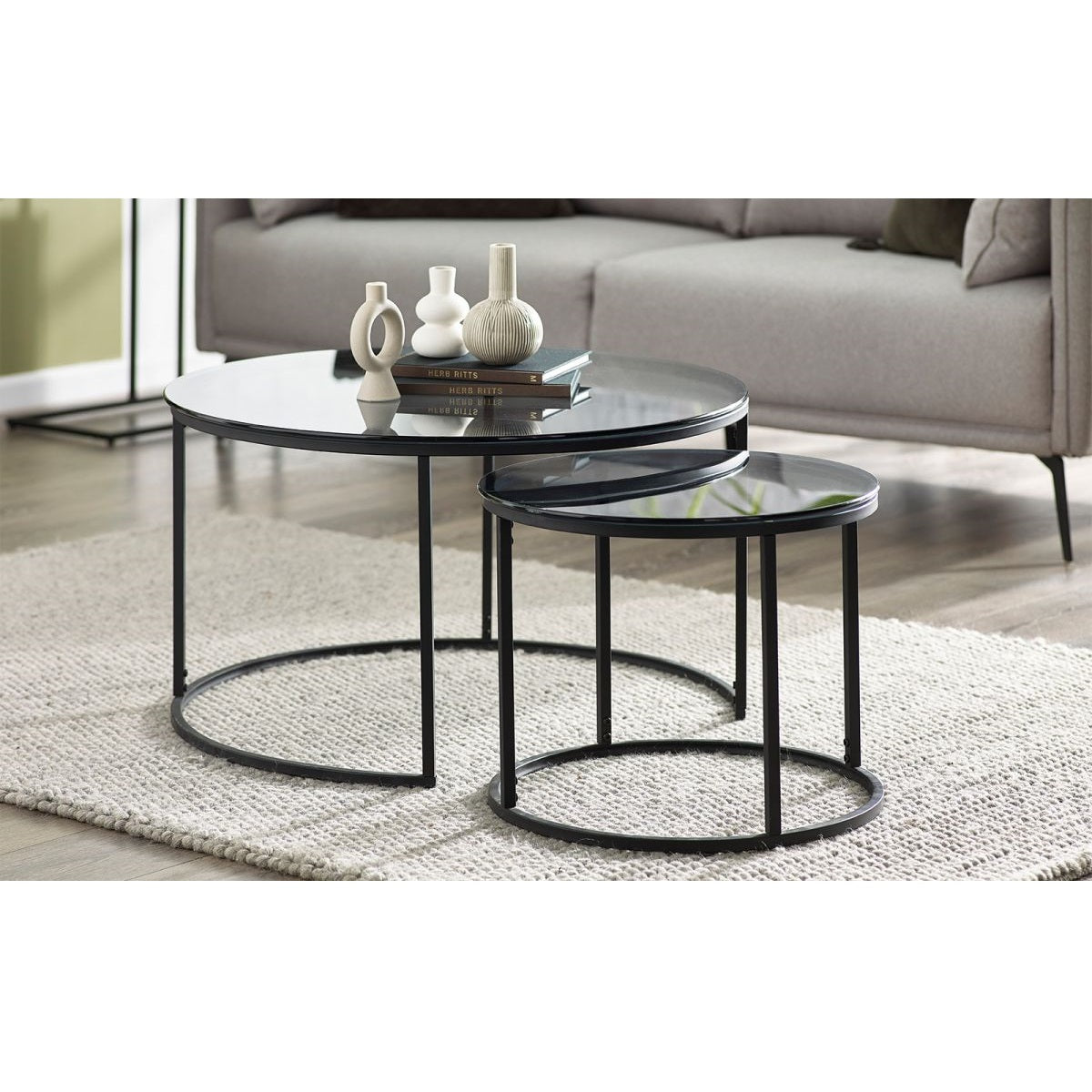 Chicago Round Nesting Coffee Tables