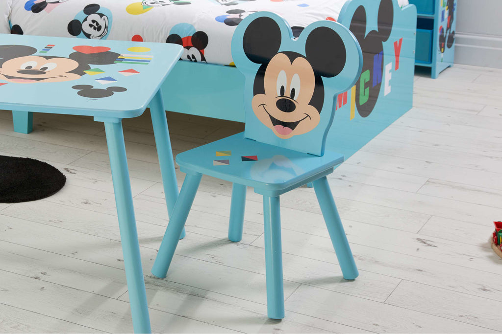 Mickey Mouse Table and 2 Chairs