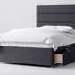 Divan Bed In Multiple Colours with 2 Drawers either Side