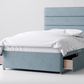 Divan Bed In Multiple Colours with 2 Drawers either Side