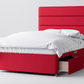 Divan Bed In Multiple Colours with 2 Drawers either Side