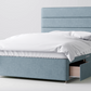 Divan Bed In Multiple Colours with 2 Drawers either Side