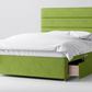 Divan Bed In Multiple Colours with 2 Drawers either Side