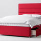 Divan Bed In Multiple Colours with 2 Drawers either Side