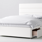 Divan Bed In Multiple Colours with 2 Drawers either Side