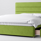 Divan Bed In Multiple Colours with 2 Drawers either Side