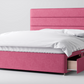 Divan Bed In Multiple Colours with 4 Drawers